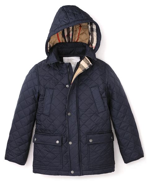 burberry boys quilted hooded jacket|burberry quilted nylon jacket men.